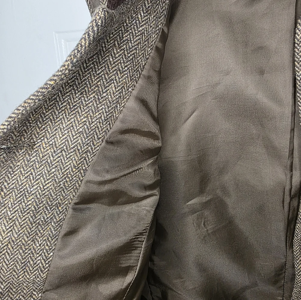 Vintage Talbots Tweed Vest – Leaf Appliqué – Women’s‎ Size 1X